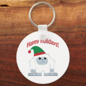 ハッピーホリデー!クリスマスイティ キーホルダー (正面)