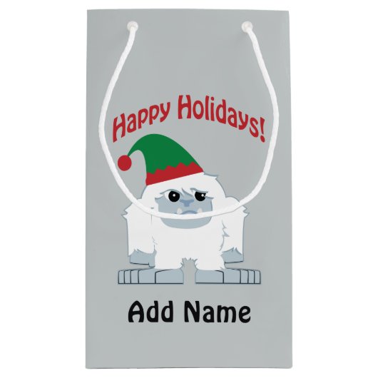 ハッピーホリデー！クリスマスイティ スモールペーパーバッグ (裏面)