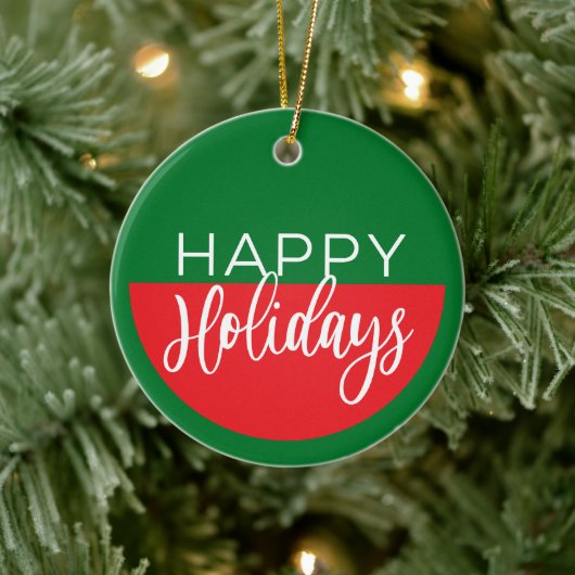 ハッピーホリデー – クリスマスオーナメント (ツリー)