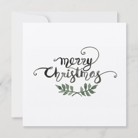 ハッピーホリデー、クリスマスグリーティングカード シーズンカード (正面)