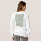 ハッピーホリデー – クリスマスツリー Tシャツ (裏面フル)