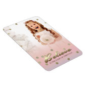 ハッピーホリデー。クリスマスプレゼントのフォトマグネット マグネット (右側)