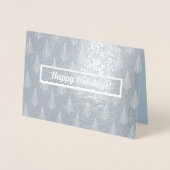 ハッピーホリデー。クリスマスラグリー実在ズ 箔カード (正面)