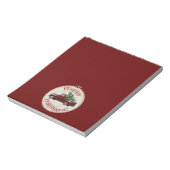 ハッピーホリデー！クリスマスヴィンテージ集荷トラック ノートパッド (回転)