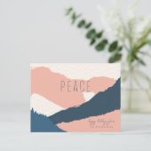 ハッピーホリデー |クリスマス平和はがき ポストカード (スタンド正面)