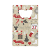 ハッピーホリデー クレジットカード栓抜き (裏面)