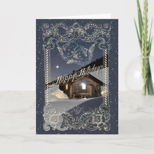 ハッピーホリデー – グリーティングカード シーズンカード (正面)