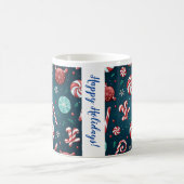 ハッピーホリデー！ コーヒーマグカップ (中央)