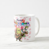 ハッピーホリデー コーヒーマグカップ (正面右)