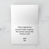 ハッピーホリデー – ショップホリクス シーズンカード (内部)