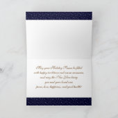 ハッピーホリデー。シルバースターズクリスマス シーズンカード (内部)