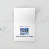 ハッピーホリデー シーズンカード (内部)