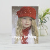 ハッピーホリデー シーズンカード (スタンド正面)