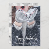 ハッピーホリデー シーズンカード (正面/裏面)