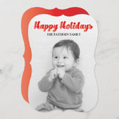 ハッピーホリデー シーズンカード (正面/裏面)