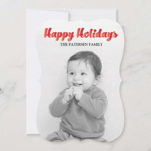 ハッピーホリデー シーズンカード (正面)