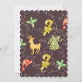 ハッピーホリデー シーズンカード (裏面)