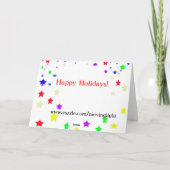ハッピーホリデー！ シーズンカード (裏面)