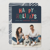 ハッピーホリデー シーズンカード (正面/裏面)