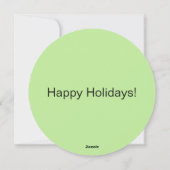 ハッピーホリデー シーズンカード (裏面)