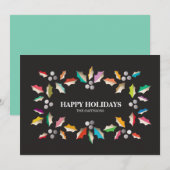 ハッピーホリデー シーズンカード (正面/裏面)