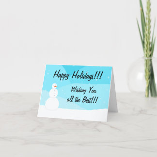 ハッピーホリデー シーズンカード