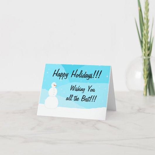 ハッピーホリデー シーズンカード (正面)