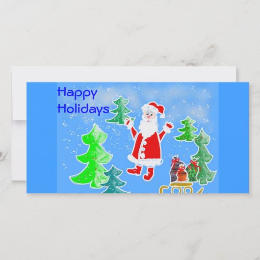 ハッピーホリデー シーズンカード (正面)