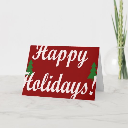 ハッピーホリデー シーズンカード (正面)