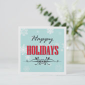 ハッピーホリデー シーズンカード (スタンド正面)