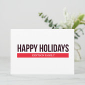 ハッピーホリデー シーズンカード (スタンド正面)