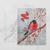 ハッピーホリデー シーズンカード (正面/裏面)