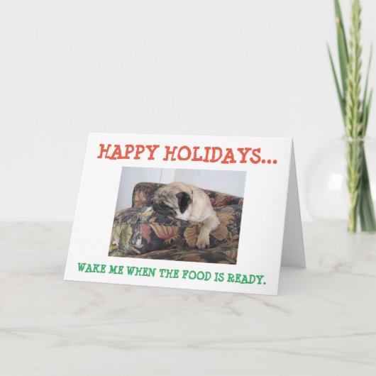 ハッピーホリデー シーズンカード (正面)