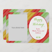 ハッピーホリデー シーズンカード (正面/裏面)