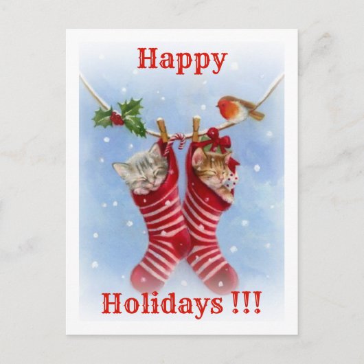 ハッピーホリデー !!! シーズンポストカード (正面)