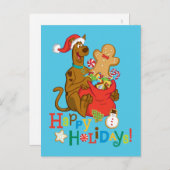 ハッピーホリデー! シーズンポストカード (正面/裏面)