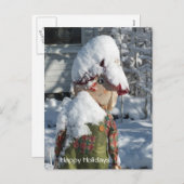 ハッピーホリデー シーズンポストカード (正面/裏面)