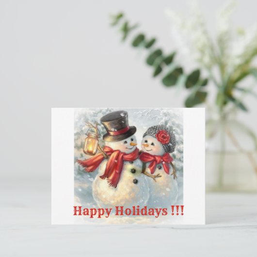 ハッピーホリデー !!! シーズンポストカード (スタンド正面)