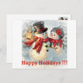 ハッピーホリデー !!! シーズンポストカード (正面/裏面)