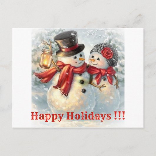 ハッピーホリデー !!! シーズンポストカード (正面)