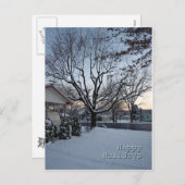 ハッピーホリデー シーズンポストカード (正面/裏面)