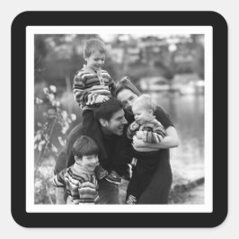 ハッピーホリデー スクエアシール