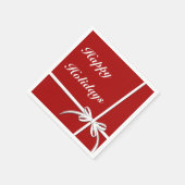 ハッピーホリデー スタンダードカクテルナプキン (角)