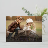 ハッピーホリデー スノー 箔シーズンカード (立ち正面)