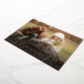 ハッピーホリデー スノー 箔シーズンカード (回転した状態)