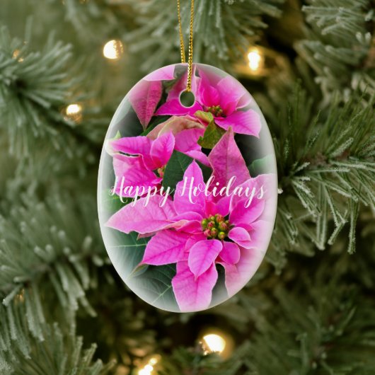 ハッピーホリデー セラミックオーナメント (ツリー)