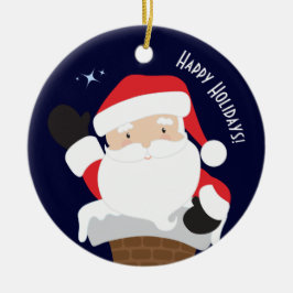 ハッピーホリデー セラミックオーナメント