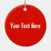 ハッピーホリデー セラミックオーナメント (裏面)