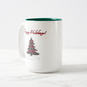 ハッピーホリデー! ツートーンマグカップ (正面左)