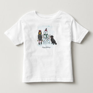 ハッピーホリデー トドラーTシャツ